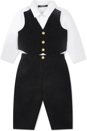 Balmain Traje con botones