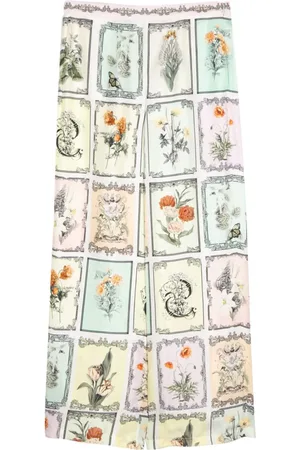 Camilla Pantalones anchos con estampado Long Live Letterpress