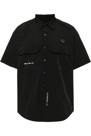 A Bathing Ape Camisa con placa del logo