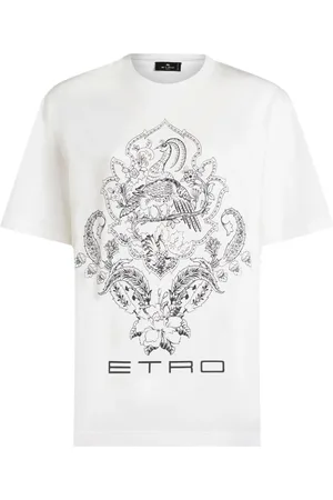 Etro Camiseta con estampado gráfico