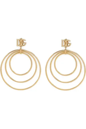 Dolce & Gabbana Pendientes con charm del logo DG