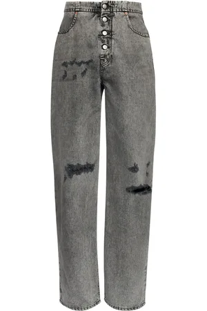 Maison Margiela Vaqueros anchos con efecto envejecido