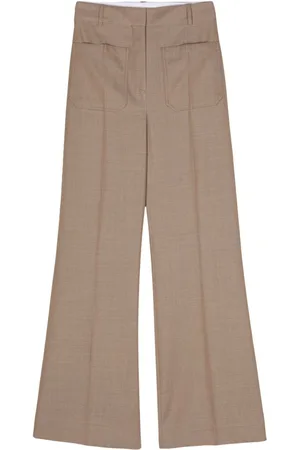 Victoria Beckham Pantalones acampanados Alina de talle alto