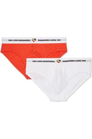 Dsquared2 Pack de 2 bóxeres con logo en la cinturilla