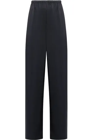 Salvatore Ferragamo Pantalones rectos de talle alto