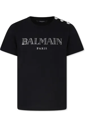 Balmain Camiseta con logo estampado