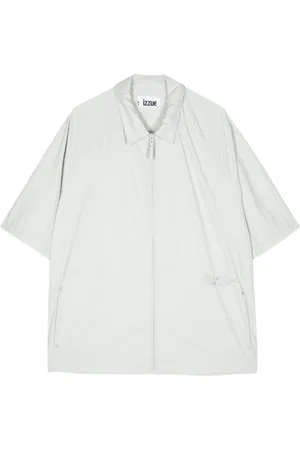 Izzue Camisa con logo y cremallera