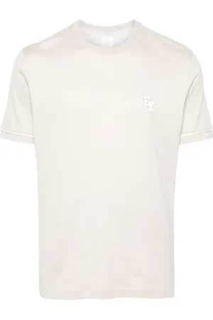 ELEVENTY Camiseta con logo bordado