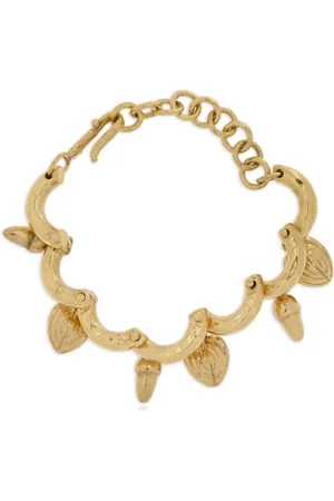 ULLA JOHNSON Pulsera Petal con charm