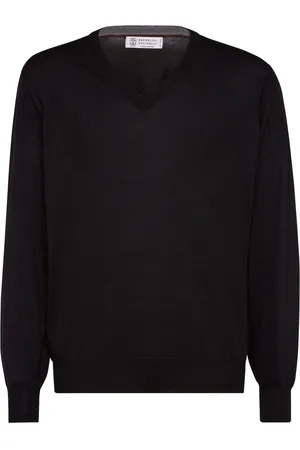 Brunello Cucinelli Jersey de punto con cuello en V
