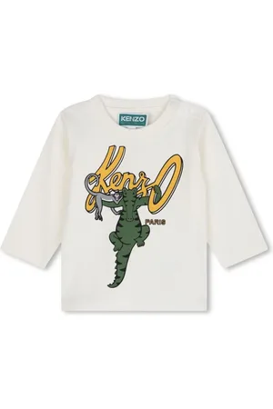 Kenzo Camiseta con logo estampado