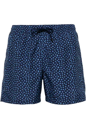 CANALI Bañador con motivo geométrico
