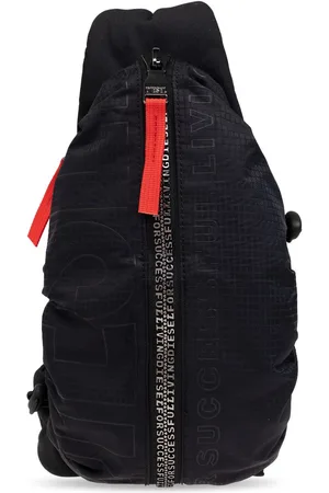 Diesel Bolso de hombro Zip-D con textura de ripstop