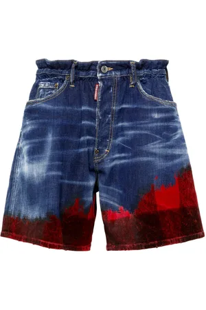 Dsquared2 Pantalones vaqueros cortos a cuadros