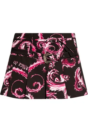 VERSACE Falda corta con motivo abstracto