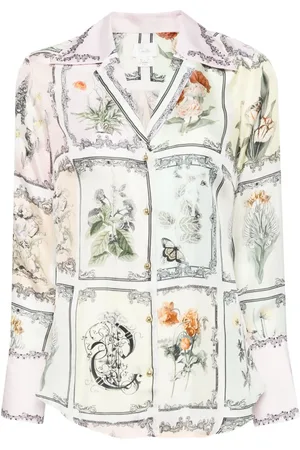 Camilla Camisa con estampado botánico