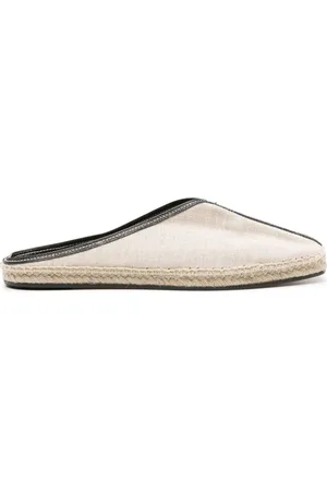 Totême Slippers estilo alpargatas con ribete