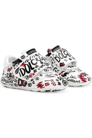 Dolce & Gabbana Zapatillas altas con motivo estilo boceto