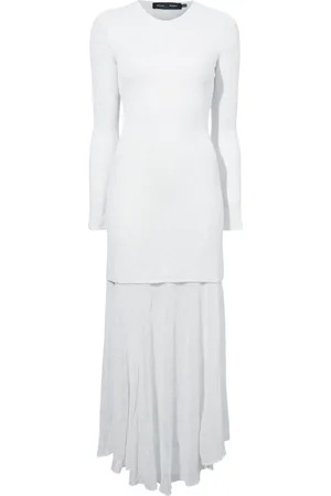 Proenza Schouler Vestido largo de punto fino Anita