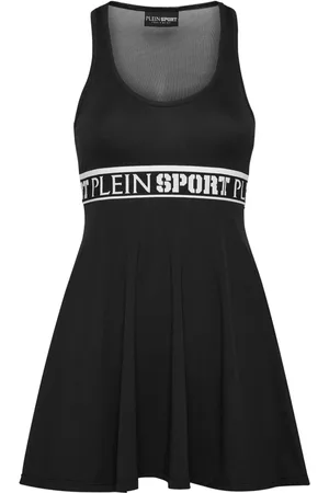 Philipp Plein Vestido corto sin mangas con logo