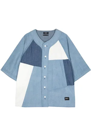 FIVE CM Camisa vaquera con logo estampado