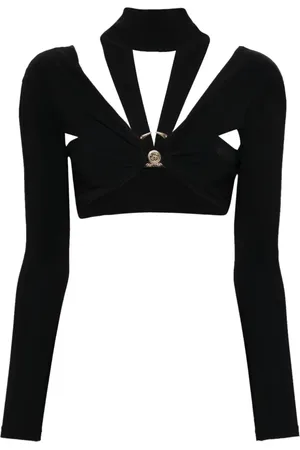Roberto Cavalli Top corto de manga larga