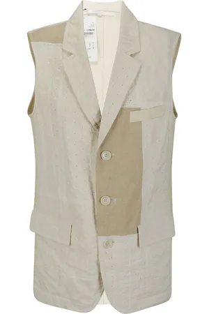 Comme des Garçons Top con diseño patchwork