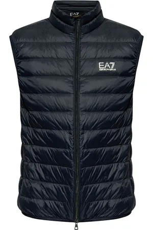 EA7 Chaleco acolchado con logo estampado