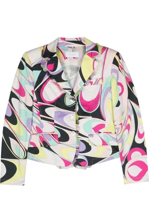 PUCCI Pre-Owned Blazer con estampado Iride 2000