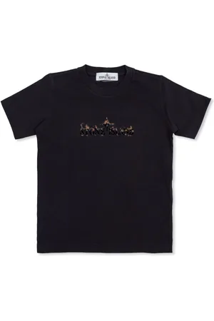 Stone Island Camiseta con estampado Compass