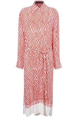 Proenza Schouler Vestido midi Bailey con estampado abstracto