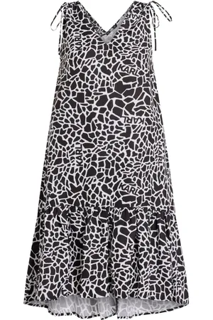 Karl Lagerfeld Vestido midi con animal print