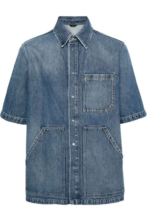 Fendi Camisa vaquera con múltiples bolsillos