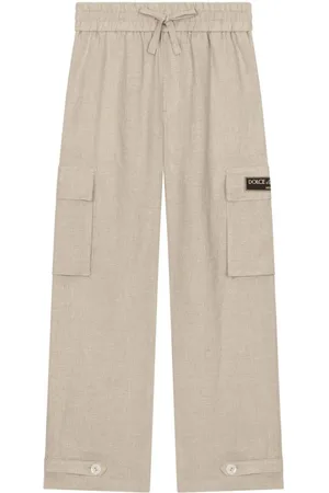 Dolce & Gabbana Pantalones cargo con aplique del logo
