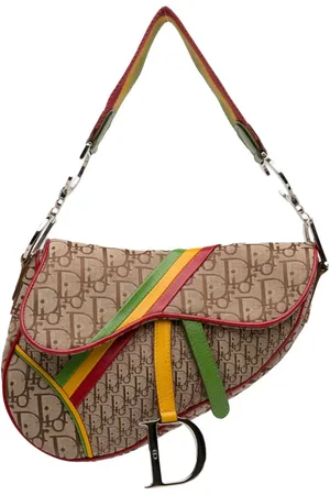 Dior Bolso de hombro Diorissimo Rasta Saddle 2004