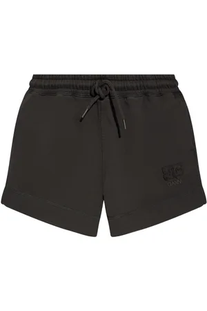 Ganni Pantalones cortos de chándal con logo bordado