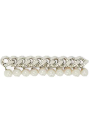Jil Sander Broche de perlas de agua dulce