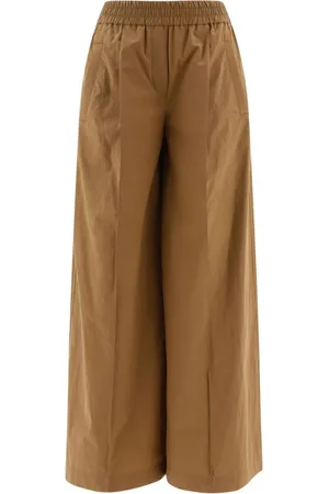 Brunello Cucinelli Pantalones anchos con pinzas