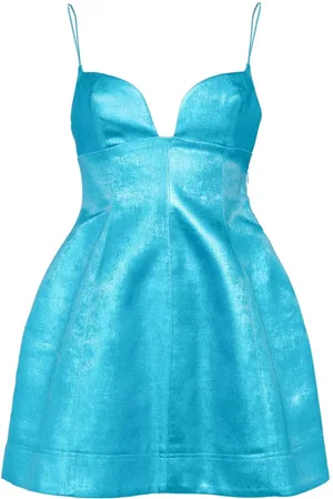 Acler Vestido corto con acabado metalizado
