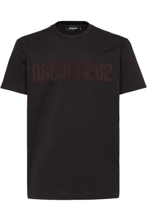 Dsquared2 Camiseta con logo de cristales