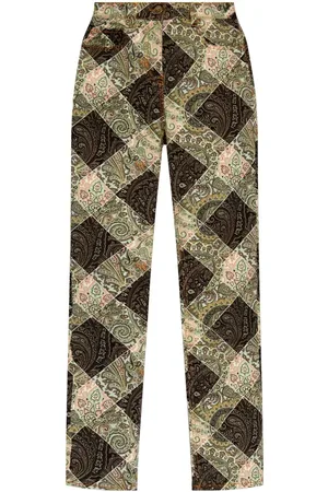 Etro Vaqueros con estampado de cachemira