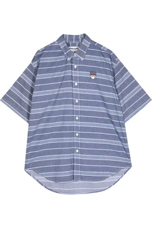 Chocoolate Camisa a rayas con aplique de oso