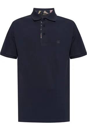 Etro Polo con logo bordado