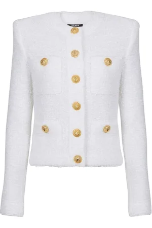 Balmain Chaqueta Miami con botones del logo