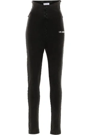 The Attico Leggins con letras del logo