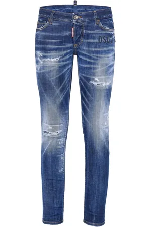 Dsquared2 Vaqueros skinny con efecto descolorido