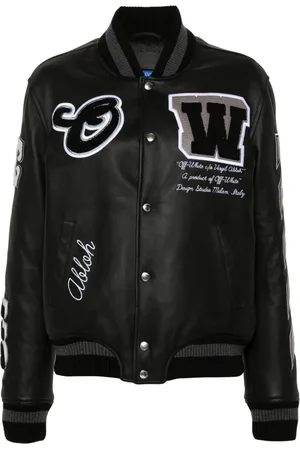 OFF-WHITE Chaqueta bómber con aplique del logo