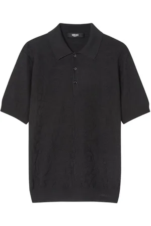 VERSACE Polo de punto Barocco Sea