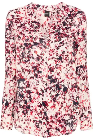 HUGO BOSS Camisa con estampado floral