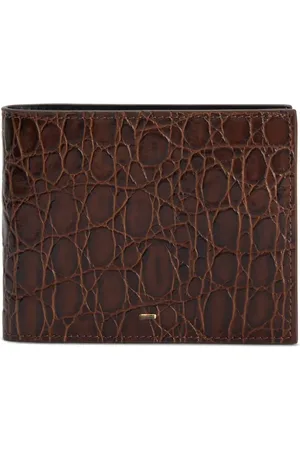 Giuseppe Zanotti Cartera Albert 2.0 con efecto de cocodrilo